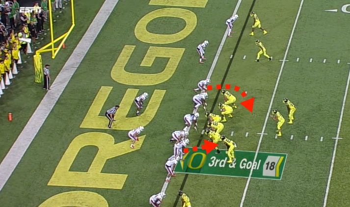 The Outside Pincer Blitz is another tactic to stop the Zone Read.