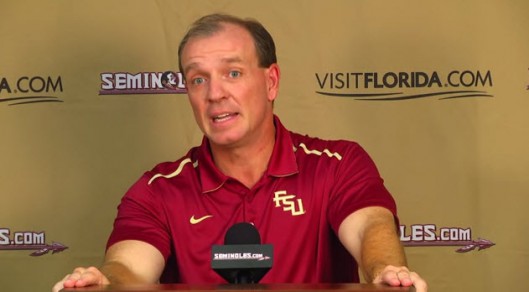 Jimbo Fisher explains that it is impossible to have a victim unless a perpetrator is convicted.