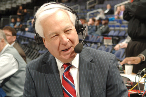 Bill Raftery, explaining his gift for announcing college basketball through closed eyes.