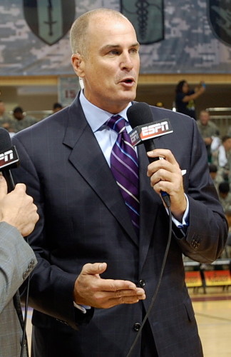 Jay Bilas' audition tape for the role of "Cranky," in The Seven Dwarves call a basketball game.