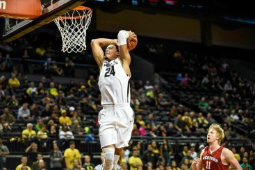 Towards the end of the season, we started noticing the excitement Dillon Brooks brings when he throws down thunderous dunks such as this one.