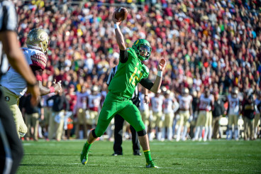 Oregon meets Florida State in the 101st Rose Bowl, and first ever National Playoff Semifinal game January 1, 2015.
