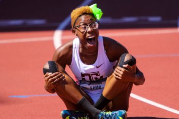 Shamier Little missed Henrys memo and forgot the whine after posting one of the top times in the world in the 400 hurdles.