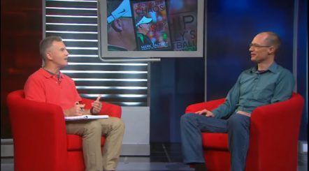 The author on "Breakfast on Broad," a CSNPhilly morning show